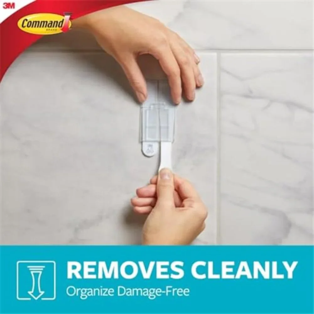Shower Caddy Bathroom Organizer with Water Resistant Strips Damage Free Storage